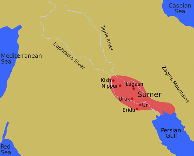 The ancient kingdom of Sumer As time went by the Sumerians created powerful - photo 2