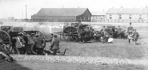 Essex Royal Horse Artillery at Lydd artillery range in Kent Devonshire - photo 6