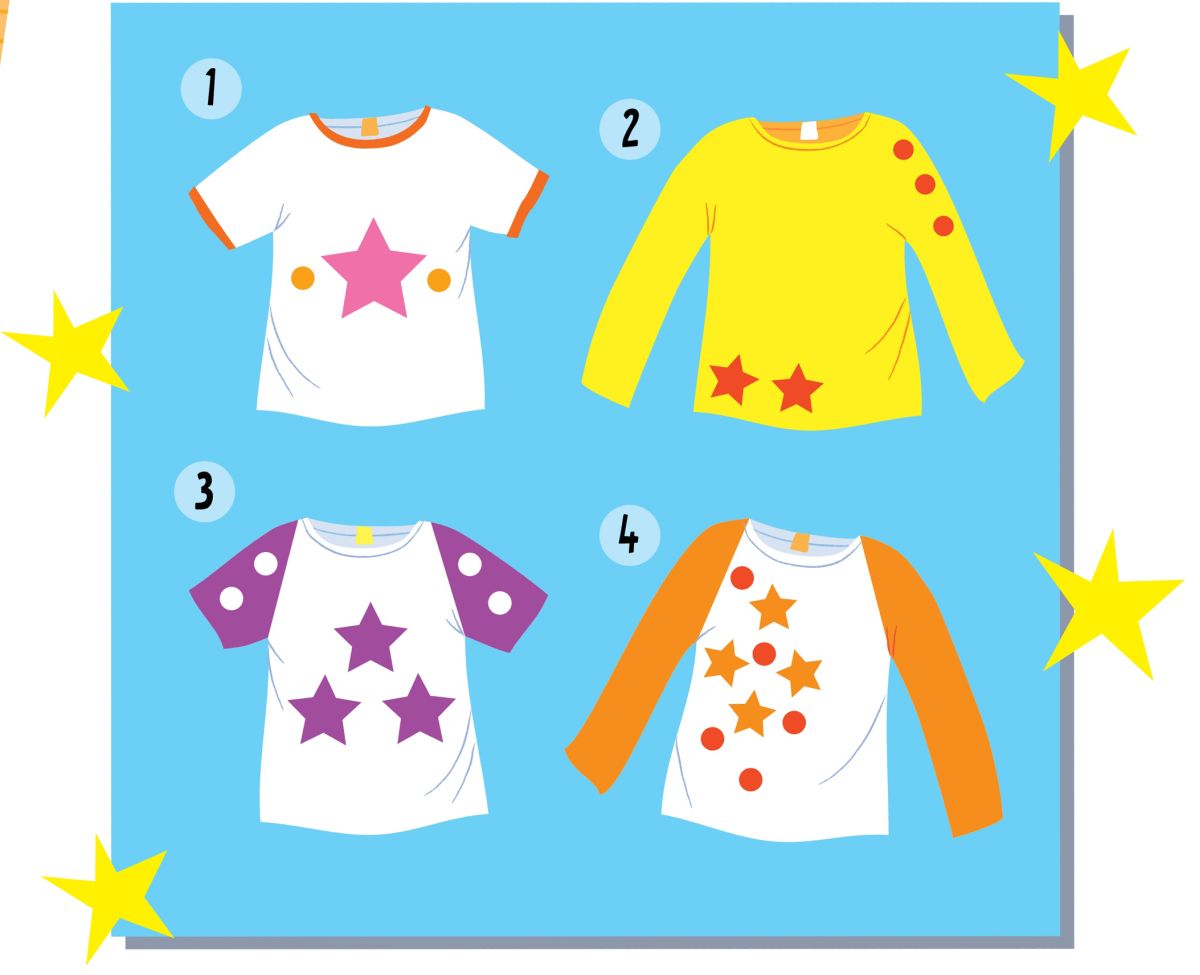 How many stars do you predict there will be on the sixth shirt in the - photo 7