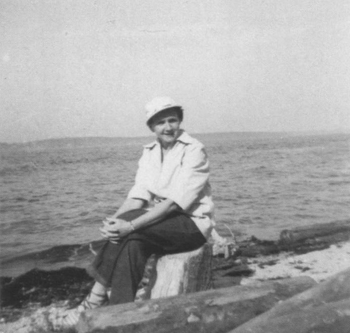 Dorothy labeled this Rachel Carson by the Edge of The Sea summer 1954 - photo 5