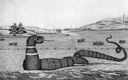 An 1817 engraving of Gloucesters sea serpent This is only one of several made - photo 7