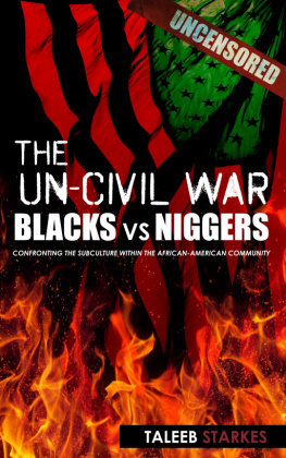 Taleeb Starkes The Un-Civil War: BLACKS vs NIGGERS