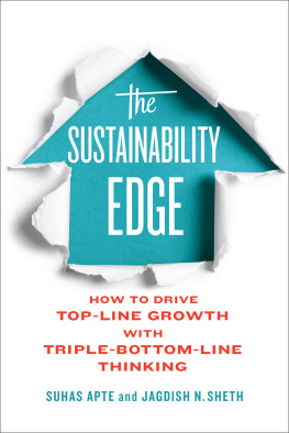 Suhas Apte - The Sustainability Edge: How to Drive Top-Line Growth with Triple-Bottom-Line Thinking