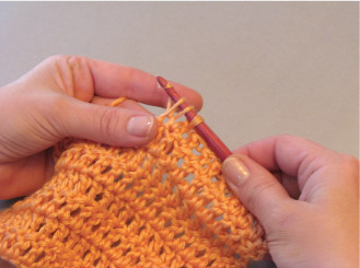 You will now have 2 loops on the hook Yarn over and pull through remaining - photo 16