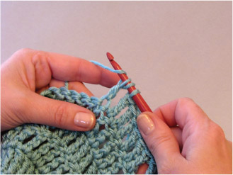 You will now have 2 loops on the hook Yarn over and pull through last 2 - photo 26