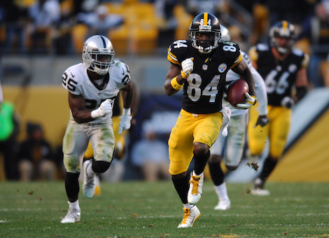 Antonio Brown during the Oakland Raiders vs Pittsburgh Steelers game November - photo 1