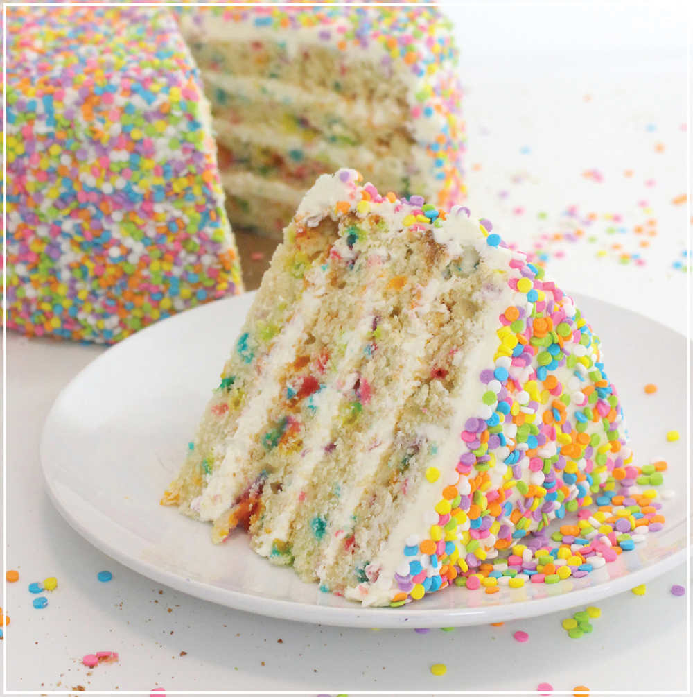 VANILLA CONFETTI CAKE This beautiful cake is the perfect colorful birthday - photo 6