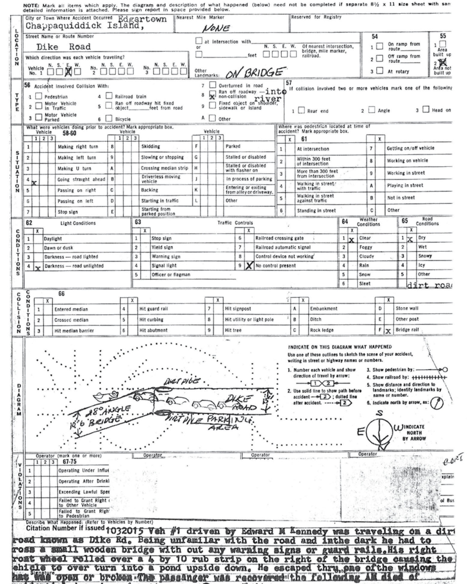 Appendix 3 Operators report of the accident submitted by Senator Kennedy - photo 8