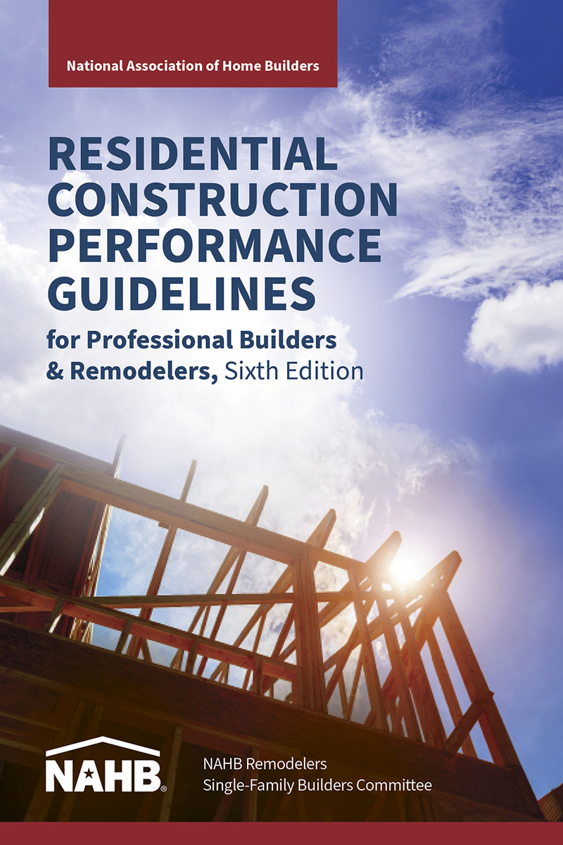 Residential Construction Performance Guidelines for Professional Builders - photo 1