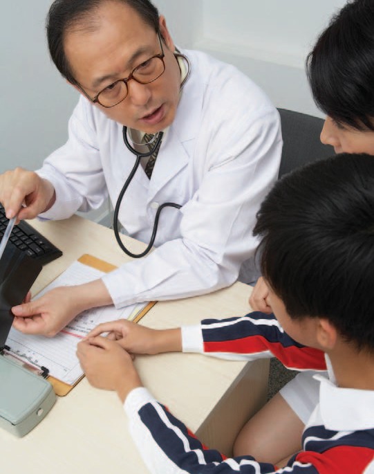 A doctor explains a boys diagnosis to him and his mother I n past - photo 4