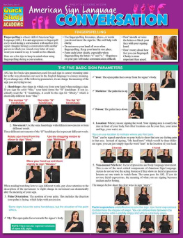 David Alianiello ASL--American Sign Language
