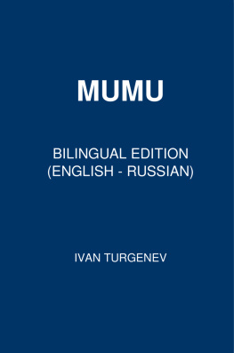 Ivan Turgenev - MuMu: Bilingual Edition (English – Russian)