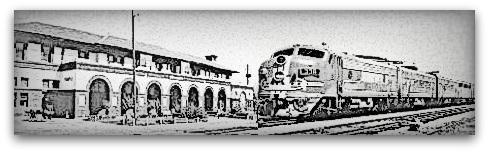 Composite illustration of the Texas Chiefapproaching the Temple Texas train - photo 1