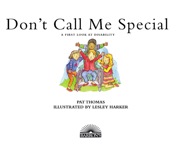 Dont Call Me Special A First Look at Disability - image 1