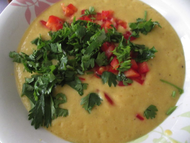 Serves 3 30 minutes or less Protein packed vegan soup that is creamy and - photo 3