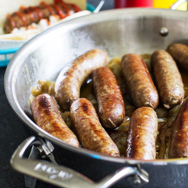 It doesnt get any more German than bratwurst and beer Add the sauerkraut and - photo 6