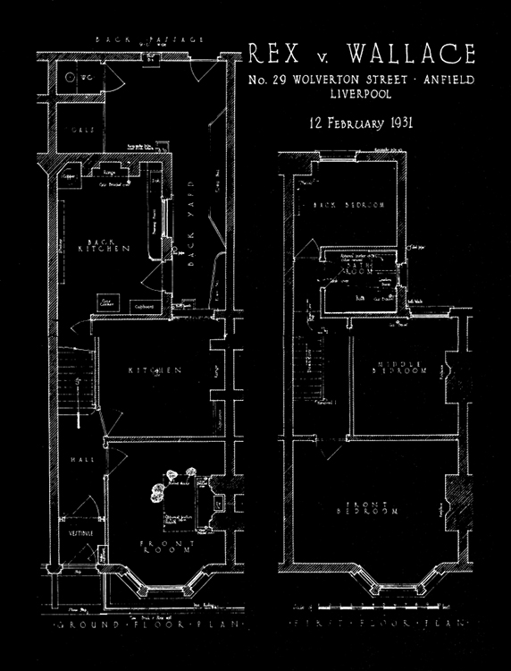 Plan of the Wallaces two-storeyed terrace-house home Number 29 Wolyerton - photo 3