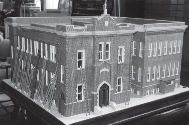 This model shows what Our Lady of the Angels School looked like at the time of - photo 10