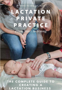 Annie Frisbie IBCLC MA Lactation Private Practice: From Start to Strong