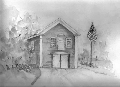 The Shawshin Engine House was the first structure to display the American flag - photo 6