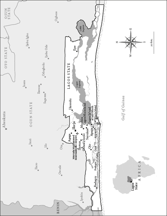 MAP 4 LAGOS ISLANDS Timeline Year Event 199294 Cycled alone and - photo 4