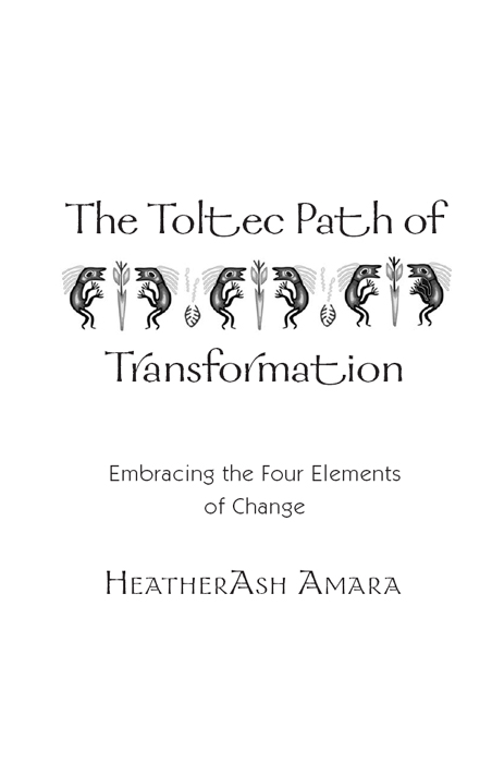 The Toltec Path of Transformation Embracing the Four Elements of Change - photo 1