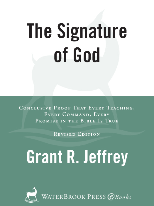 Praise for Grant R Jeffreys Best-Selling Books Grant Jeffrey has written an - photo 1