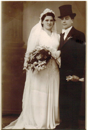 Netty and Sandus Wedding 1939 My mother was born in 1923 in Galati - photo 5