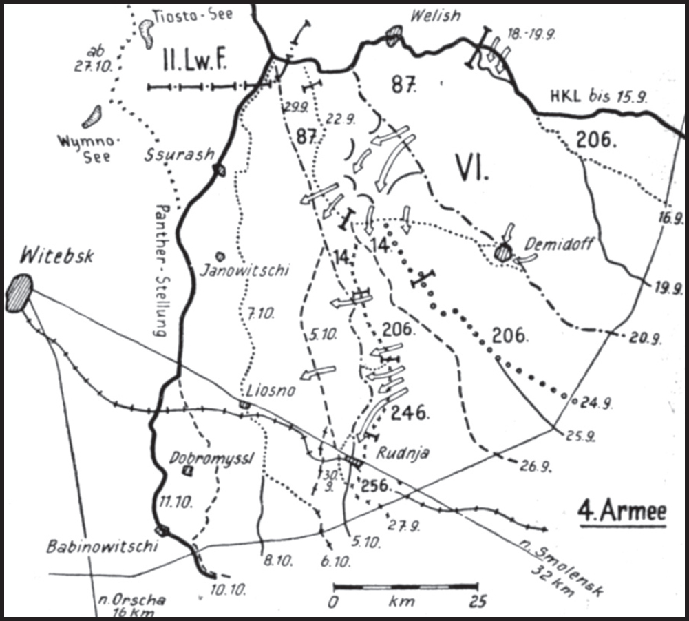 Map 2 Retreat of the VI Corps 16 September11 October 1943 Map 3 Soviet - photo 4