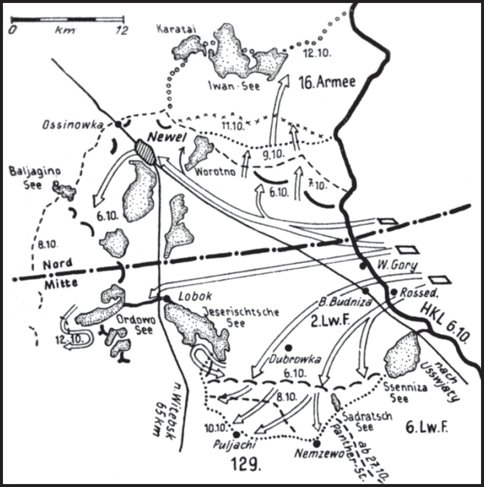 Map 3 Soviet breakthrough at Nevel on 6 October 1943 Development of the - photo 5