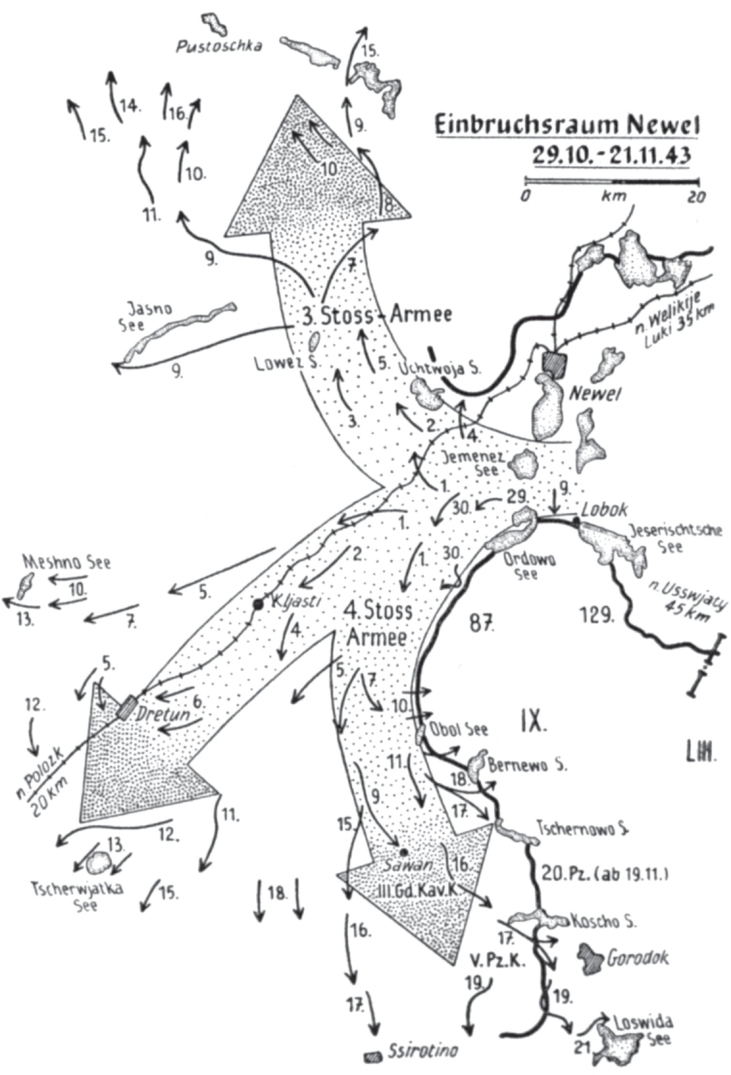 Map 4 Nevel breakthrough area 29 October21 November 1943 Map 5 Attack - photo 6