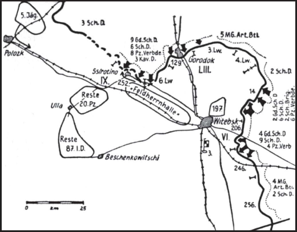 Map 11 Situation of the Third Panzer Army 24 December 1943 Map 12 - photo 13