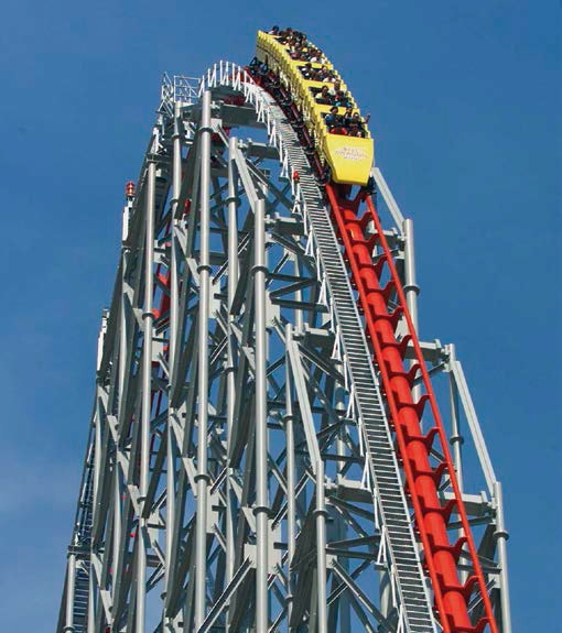 Modern steel roller coasters like this one move pretty fast They are made to - photo 16