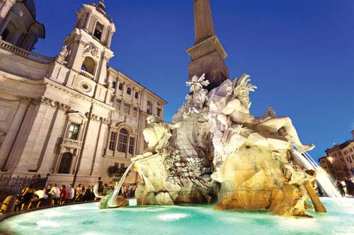 Berninis Four Rivers Fountain Piazza Navona is Romes most interesting night - photo 11