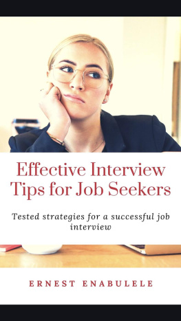 Ernest Enabulele Effective Interview Tips For Job Seekers