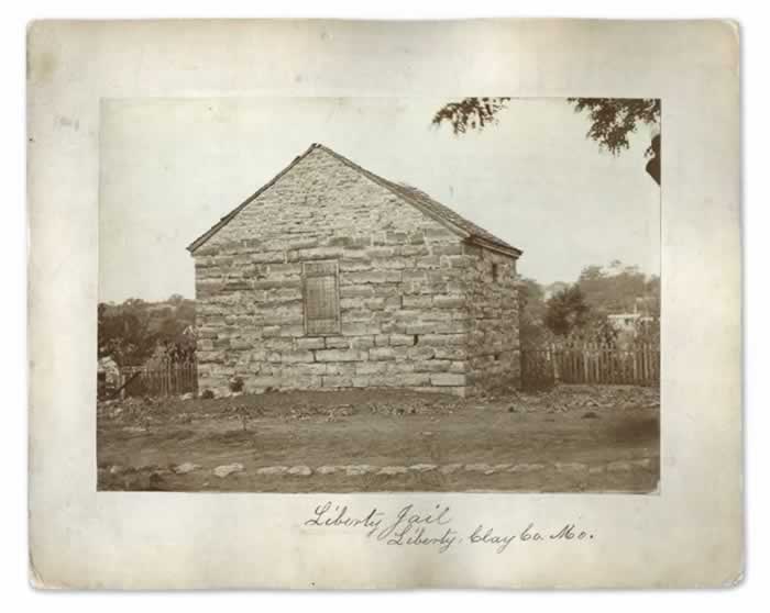 Liberty Jail ca 1878 photograph by J T Hicks Joseph F received this - photo 5