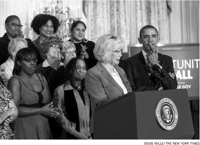 Lilly Ledbetter whose struggle for pay equal to that of her male co-workers - photo 4