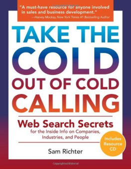 Sam Richter Take the Cold Out of Cold Calling (Summary)