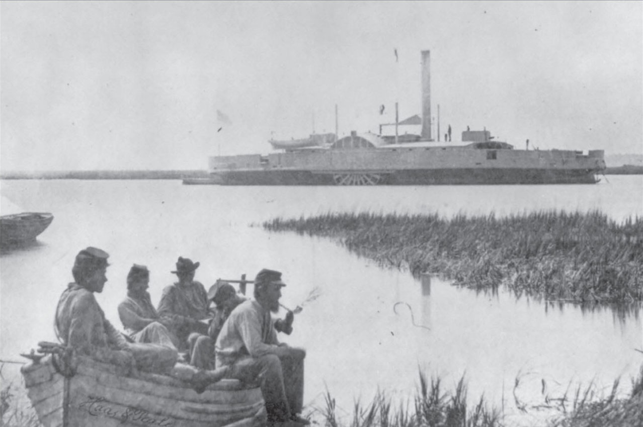 The Commodore McDonough gunboat helped enforce a in South Carolina waters - photo 12