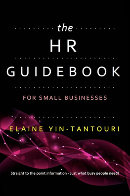 Elaine Yin-Tantouri - The HR Guidebook for Small Businesses