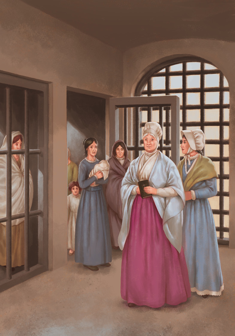 Elizabeth Fry Angel of the Prisons Elizabeth Fry was a prison reformer who - photo 4