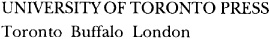 University of Toronto Press Incorporated 1997 Toronto Buffalo London Printed in - photo 1