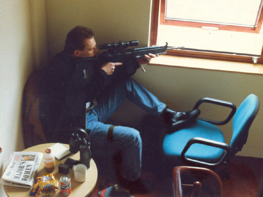 In a hasty urban sniper position overlooking an IRA weapons cache as part of - photo 4