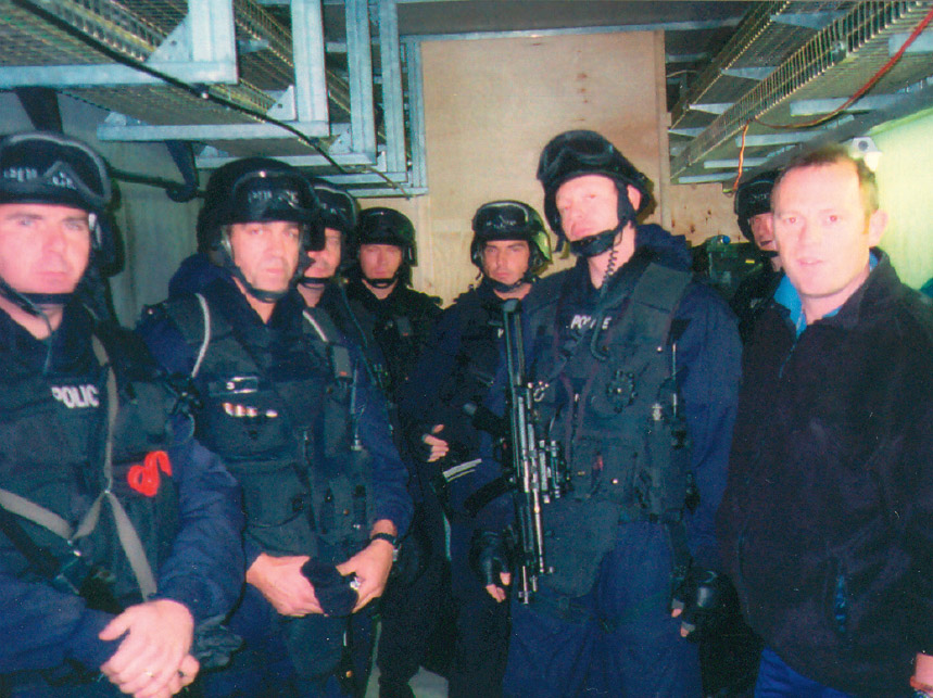 Dressed as a cleaner in the bowels of the Millennium Dome preparing for an - photo 8