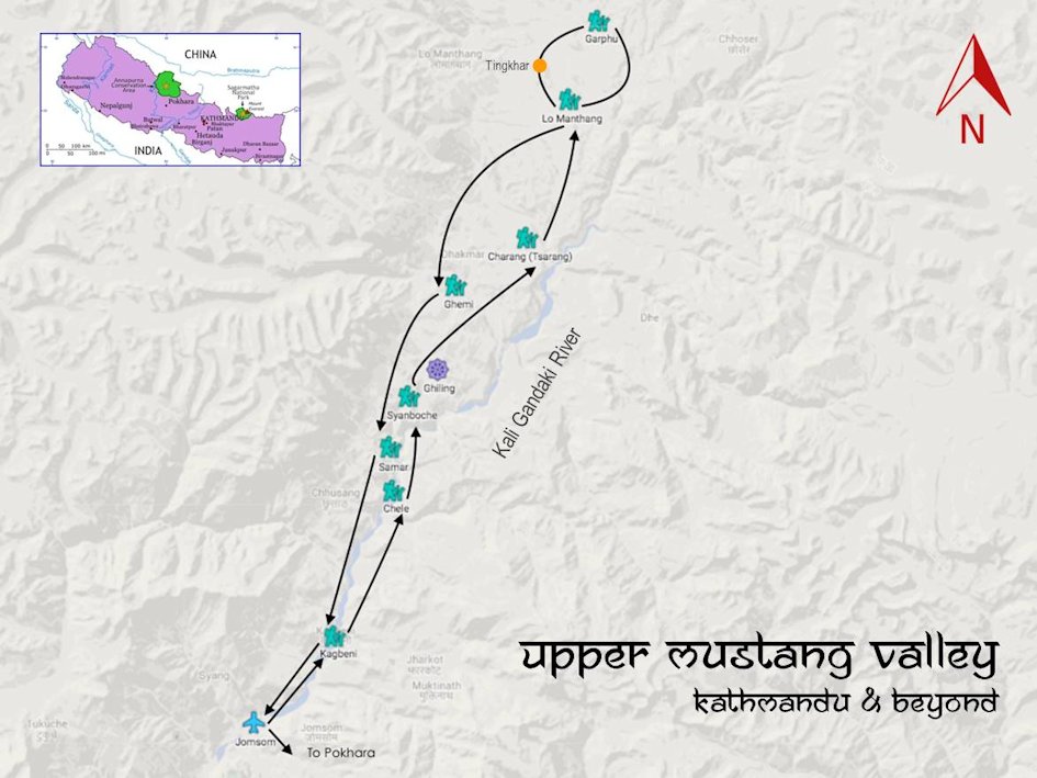 Day 1Pokhara to Jomsom and onto Kagbeni 3hrs As the flight from Pokhara to - photo 3