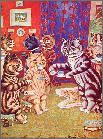 Louis Wain has made the cat his own He invented a cat style a cat society a - photo 4