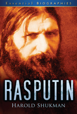 Harold Shukman - Rasputin