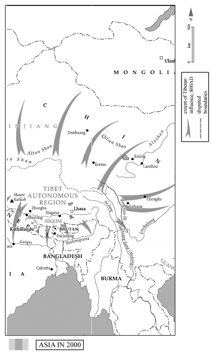 MAP 3 TIBET IN 2000 - photo 10