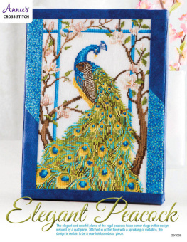 Elizabeth Spurlock Elegant Peacock Cross Stitch Pattern