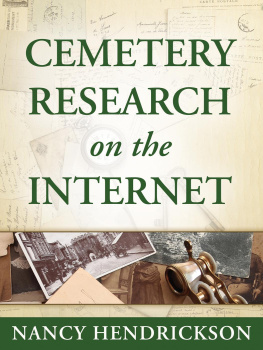 Nancy Hendrickson - Cemetery Research on the Internet for Genealogy